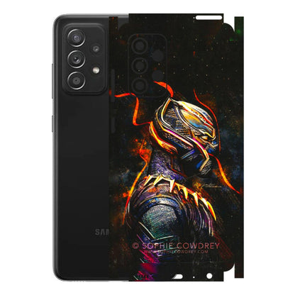 Samsung A/S Series Phone Skins (All Models) - Black Panther - 3D Embossed Finish (L-190) Samsung Galaxy A52s (5G)