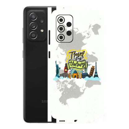 Samsung A/S Series Phone Skins (All Models) - Travel Therapy - 3D Embossed Finish (L-199) Samsung Galaxy A52s (5G)