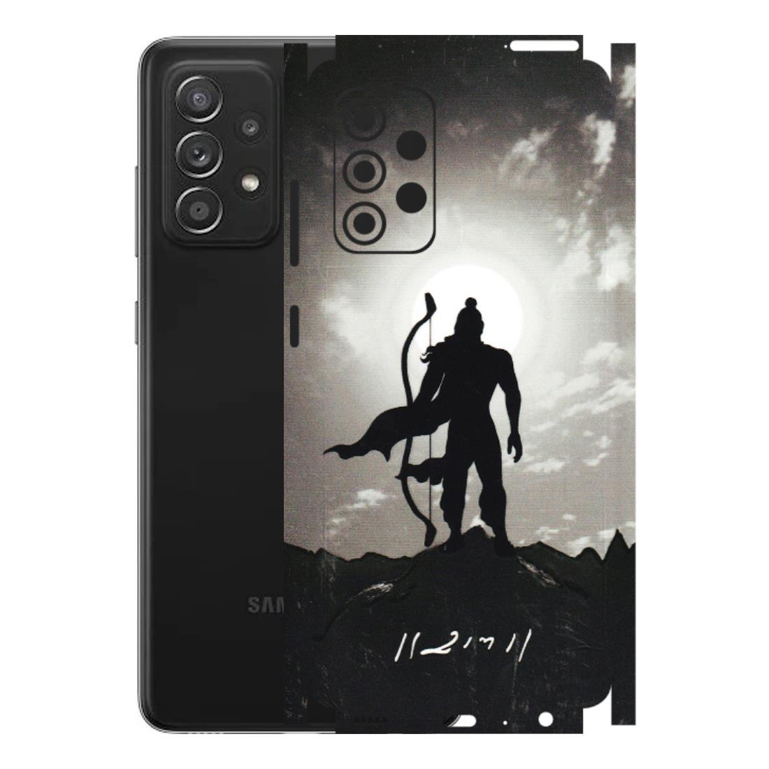 Samsung A/S Series Phone Skins (All Models) - Jai Siya Ram - 3D Embossed Finish (L-200) Samsung Galaxy A52s (5G)