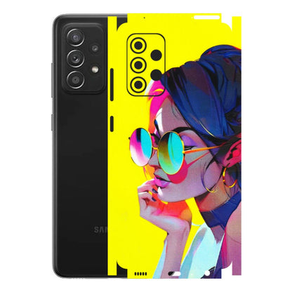 Samsung A/S Series Phone Skins (All Models) - Bold Stylish Girl - 3D Embossed Finish (L-222) Samsung Galaxy A52s (5G)