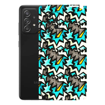 Samsung A/S Series Phone Skins (All Models) - Funky Zig Zag - 3D Embossed Finish (L-223) Samsung Galaxy A52s (5G)