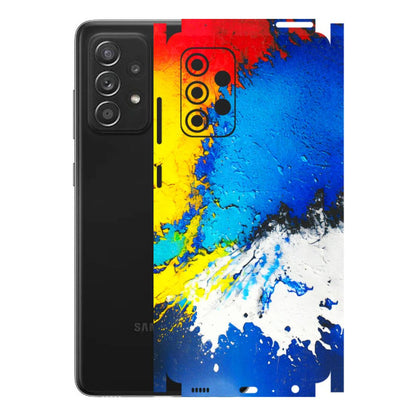 Samsung A/S Series Phone Skins (All Models) - Acrylic Paint Spill - 3D Embossed Finish (L-229) Samsung Galaxy A52s (5G)