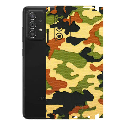 Samsung A/S Series Phone Skins (All Models) - Indian Military - 3D Embossed Finish (L-234) Samsung Galaxy A52s (5G)