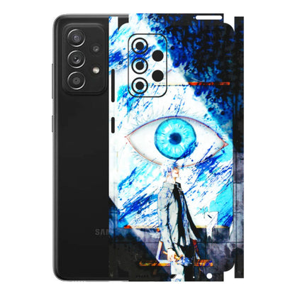 Samsung A/S Series Phone Skins (All Models) - Gojo Satoru evil eye - 3D Embossed Finish (L-239) Samsung Galaxy A52s (5G)