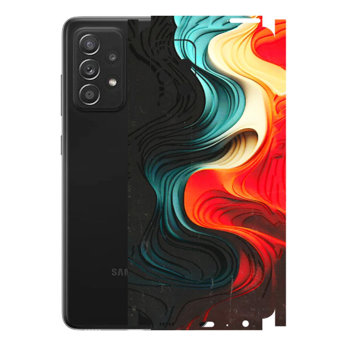 Samsung A/S Series Phone Skins (All Models) - The Silky Swirl - 3D Embossed Finish (L-240) Samsung Galaxy A52s (5G)