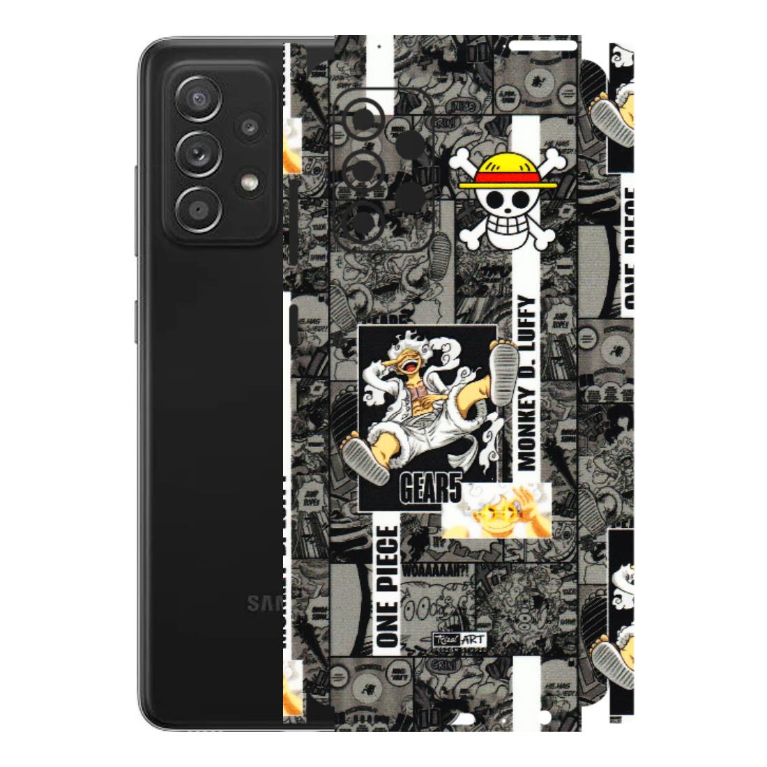 Samsung A/S Series Phone Skins (All Models) - Cuffy Anime MonkeyCamic - 3D Embossed Finish (L-242) Samsung Galaxy A52s (5G)
