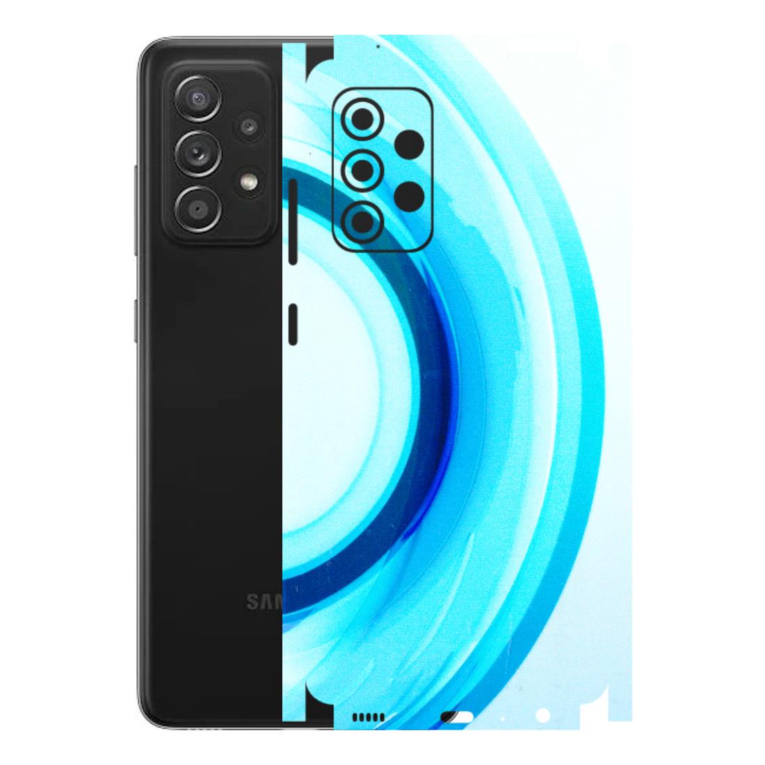 Samsung A/S Series Phone Skins (All Models) - The Blue Curve - 3D Embossed Finish (L-244) Samsung Galaxy A52s (5G)