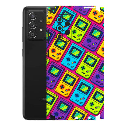 Samsung A/S Series Phone Skins (All Models) - Gameboy Colourful - 3D Embossed Finish (L-266) Samsung Galaxy A52s (5G)