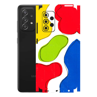 Samsung A/S Series Phone Skins (All Models) - RGB Colour Paint - 3D Embossed Finish (L-284) Samsung Galaxy A52s (5G)