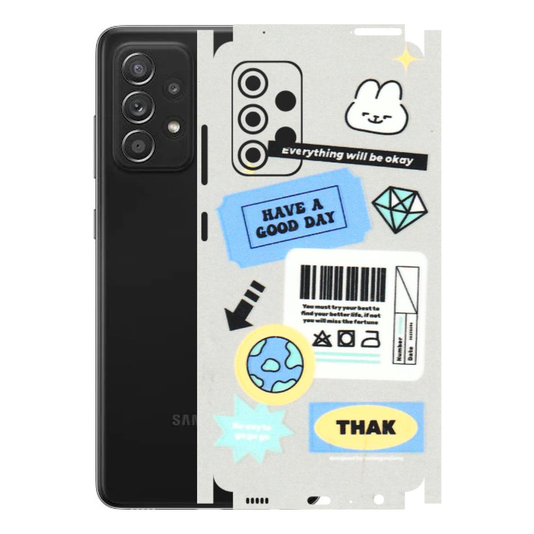 Samsung A/S Series Phone Skins (All Models) - Will Be Okay Design - 3D Embossed Finish (L-316) Samsung Galaxy A52s (5G)