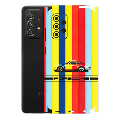 Samsung A/S Series Phone Skins (All Models) - Multicolour Porche - 3D Embossed Finish (L-39) Samsung Galaxy A52s (5G)