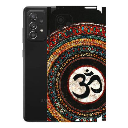 Samsung A/S Series Phone Skins (All Models) - Aum Chant Abstract - 3D Embossed Finish (L-42) Samsung Galaxy A52s (5G)