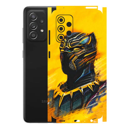 Samsung A/S Series Phone Skins (All Models) - Yellow Panther - 3D Embossed Finish (L-54) Samsung Galaxy A52s (5G)