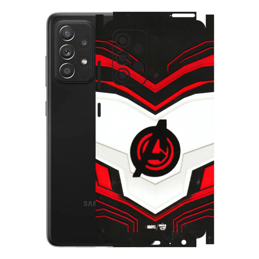 Samsung A/S Series Phone Skins (All Models) - Avengers Logo - 3D Embossed Finish (L-55) Samsung Galaxy A52s (5G)