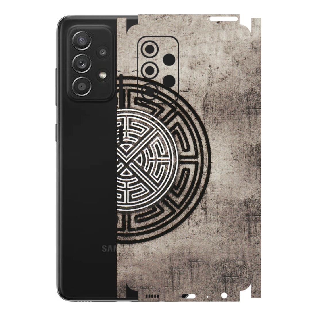 Samsung A/S Series Phone Skins (All Models) - Mysterious Circular Design - 3D Embossed Finish (L-63) Samsung Galaxy A52s (5G)