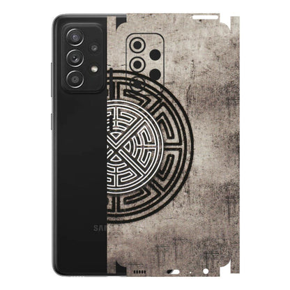 Samsung A/S Series Phone Skins (All Models) - Mysterious Circular Design - 3D Embossed Finish (L-63) Samsung Galaxy A52s (5G)