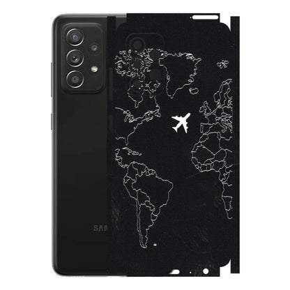 Samsung A/S Series Phone Skins (All Models) - Never Ending Travel - 3D Embossed Finish (L-79) Samsung Galaxy A52s (5G)