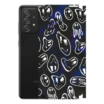 Samsung A/S Series Phone Skins (All Models) - Distorted Smileys - 3D Embossed Finish (L-92) Samsung Galaxy A52s (5G)