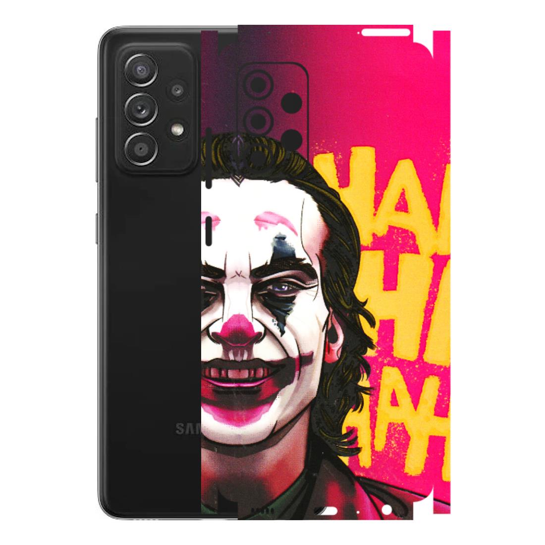 Samsung A/S Series Phone Skins (All Models) - Joker Evil Laugh - 3D Embossed Finish (L-97) Samsung Galaxy A52s (5G)
