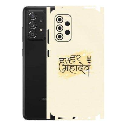 Samsung A/S Series Phone Skins (All Models) - Har Har Mahadev - Matte Finish (M-10) Samsung Galaxy A52s (5G)
