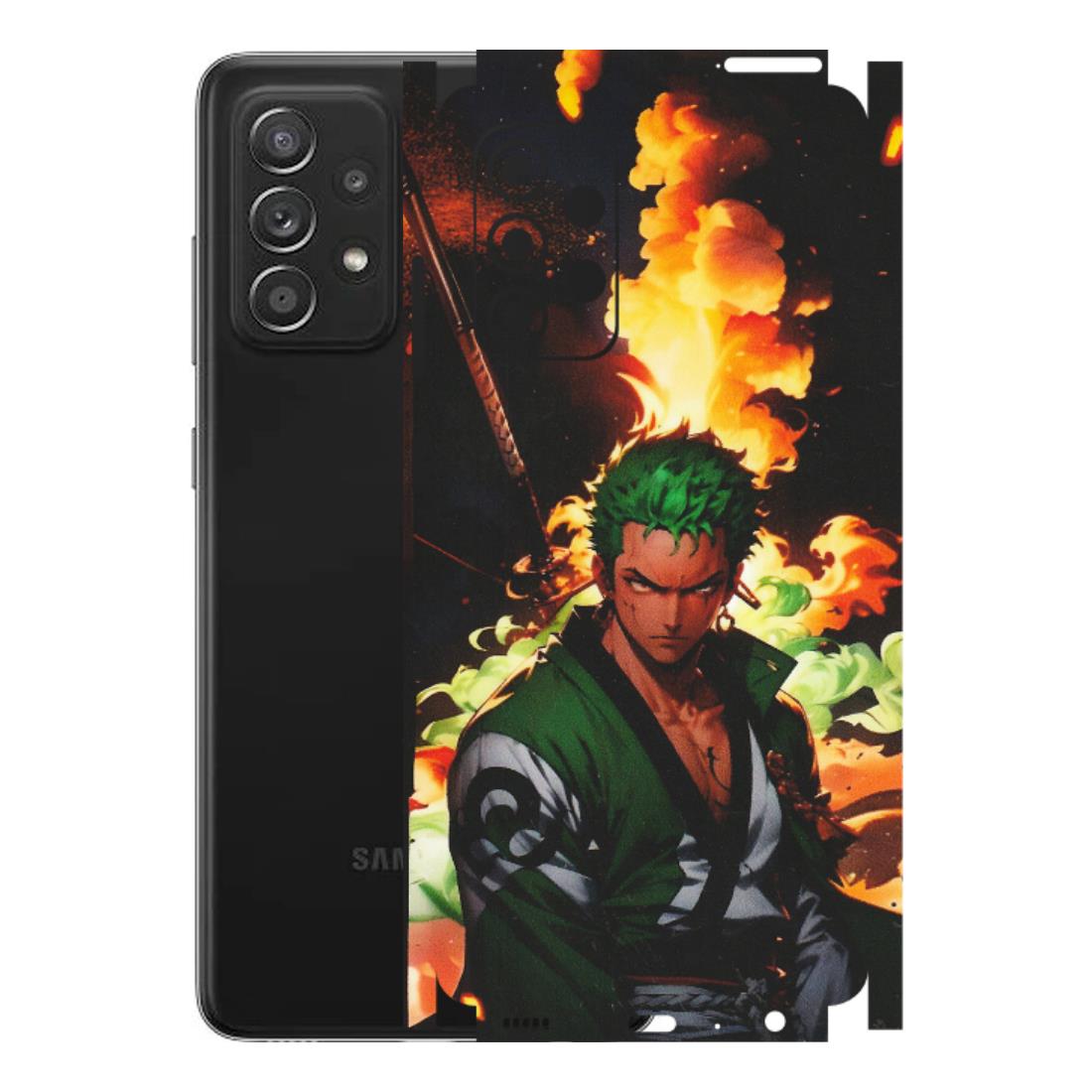 Samsung A/S Series Phone Skins (All Models) - Roronoa Zoro - Matte Finish (M-102) Samsung Galaxy A52s (5G)