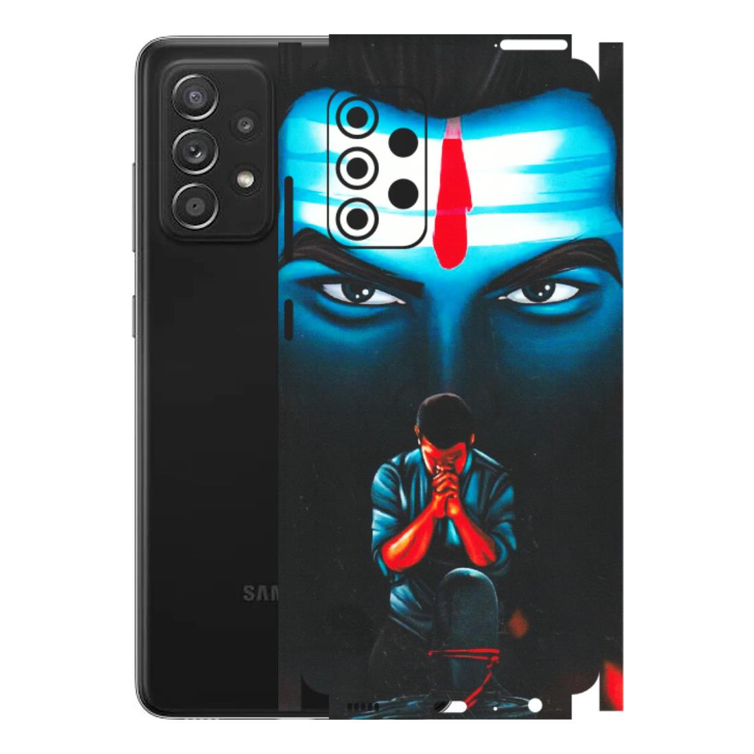Samsung A/S Series Phone Skins (All Models) - Mahakal Bhakt - Matte Finish (M-112) Samsung Galaxy A52s (5G)