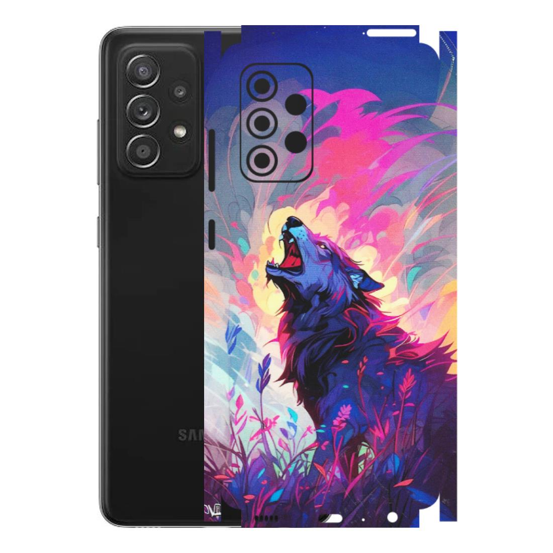 Samsung A/S Series Phone Skins (All Models) - New Wild Wolf Abstract - Matte Finish (M-125) Samsung Galaxy A52s (5G)