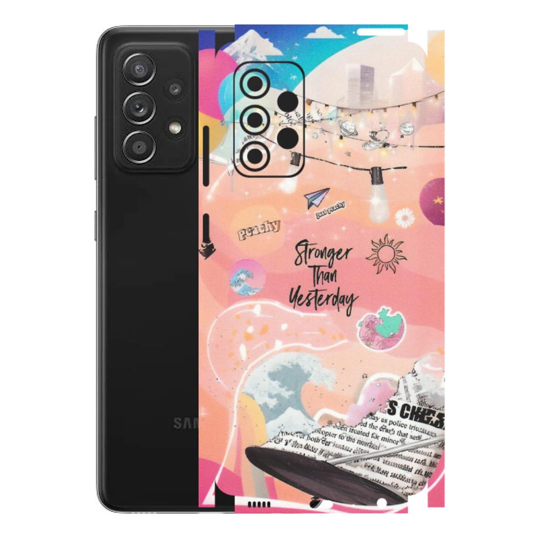 Samsung A/S Series Phone Skins (All Models) - Stronger Then Yesterday - Matte Finish (M-128) Samsung Galaxy A52s (5G)
