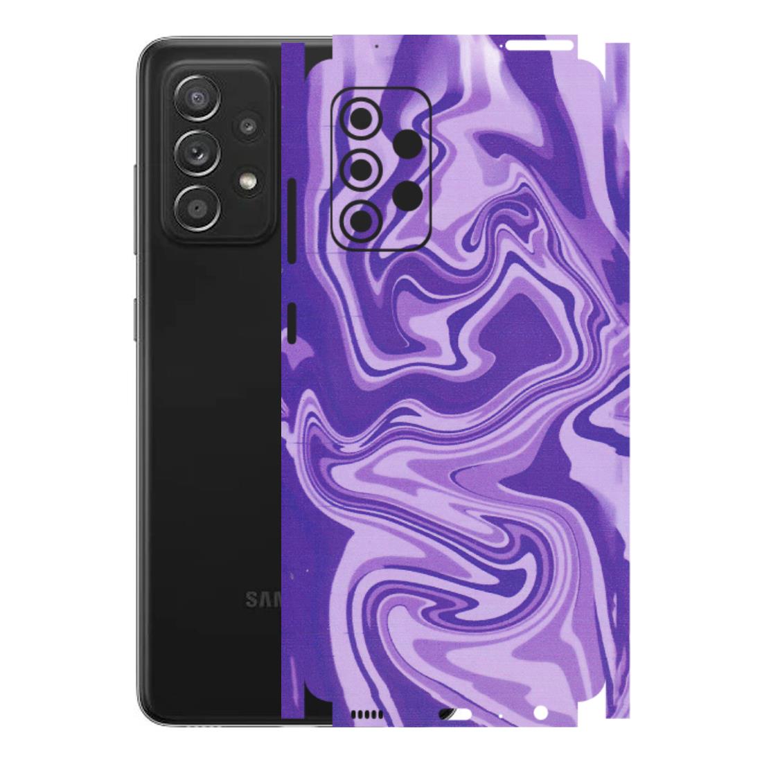 Samsung A/S Series Phone Skins (All Models) - Hazy Purple Nights - Matte Finish (M-14) Samsung Galaxy A52s (5G)