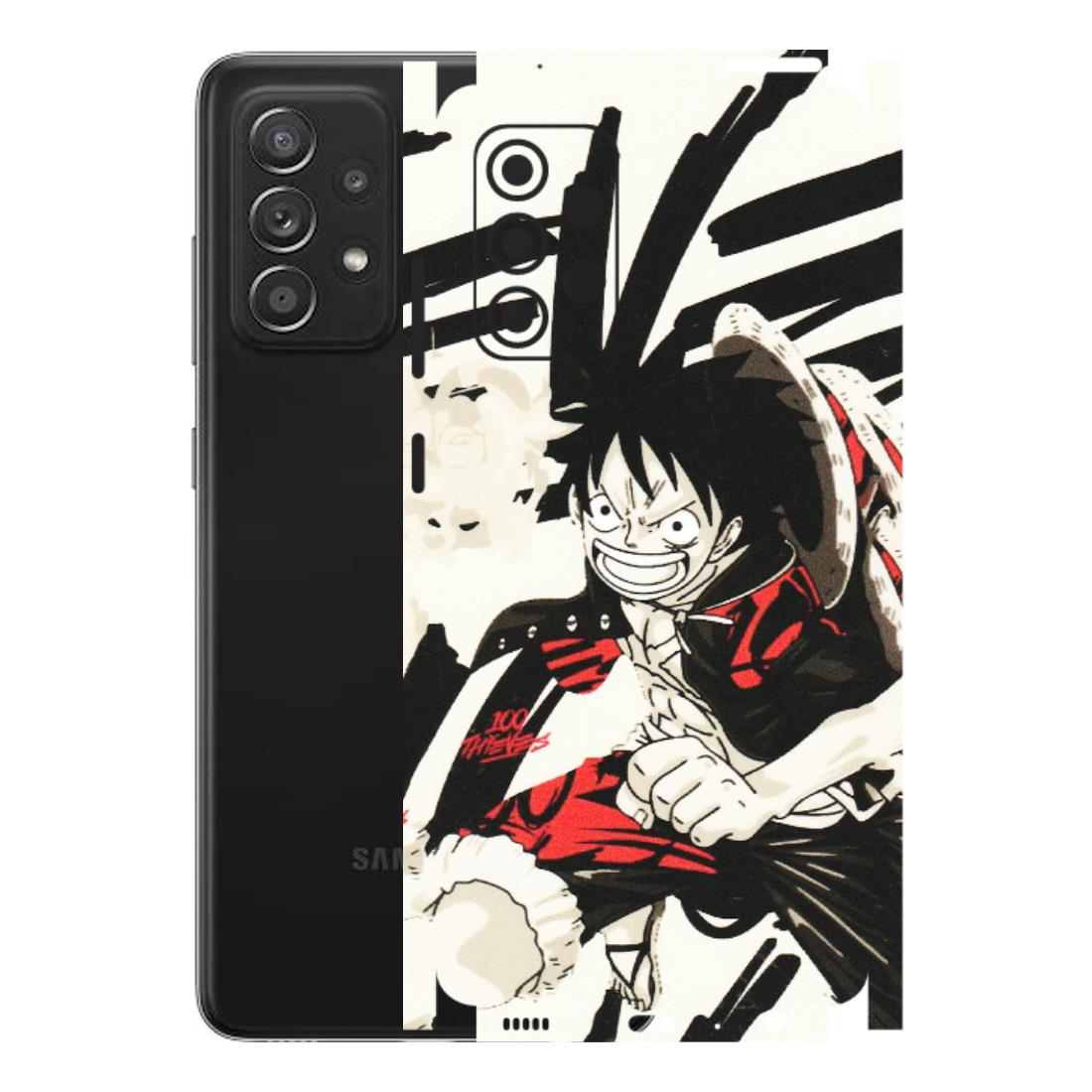 Samsung A/S Series Phone Skins (All Models) - Monkey D.Luffy Manga Anime - Matte Finish (M-145) Samsung Galaxy A52s (5G)