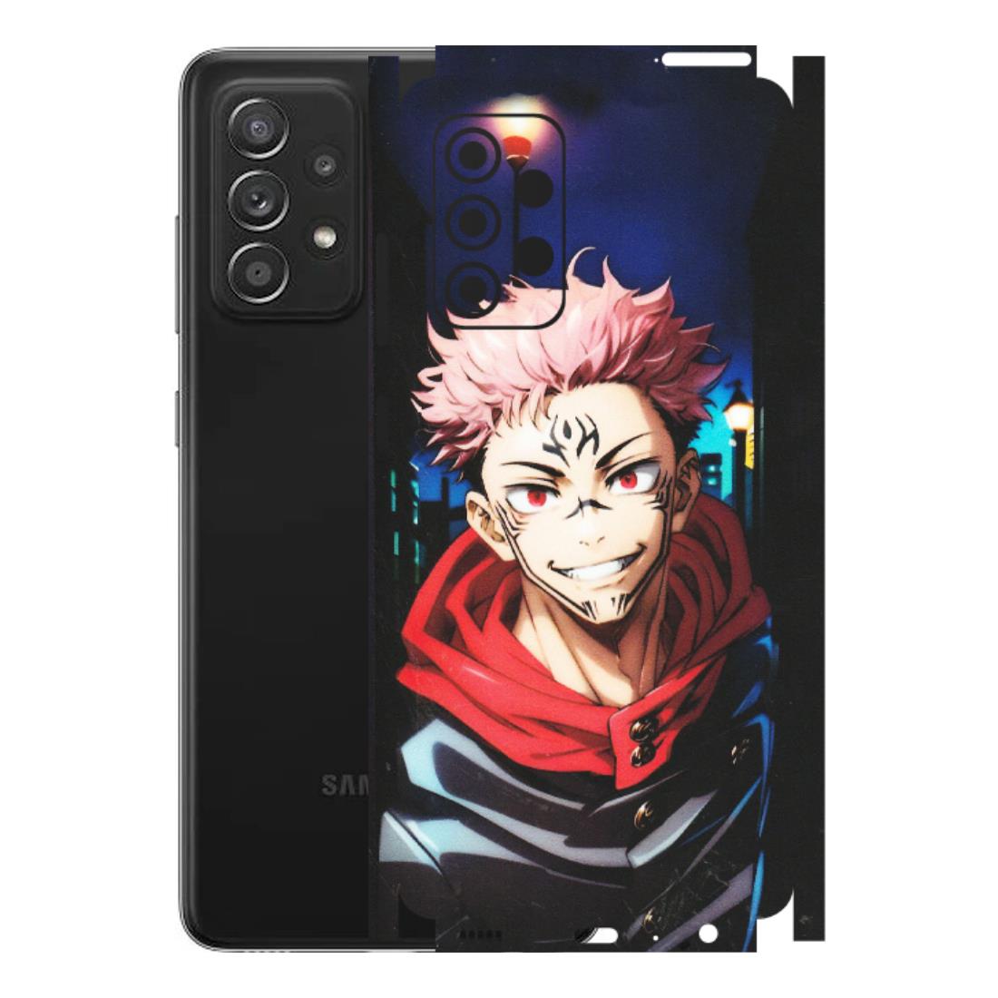 Samsung A/S Series Phone Skins (All Models) - Yuji Itadori Funny Face Anime - Matte Finish (M-152) Samsung Galaxy A52s (5G)