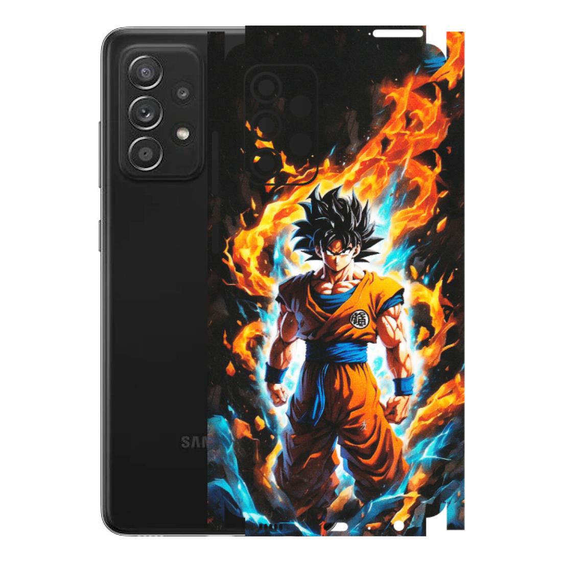 Samsung A/S Series Phone Skins (All Models) - Goku Transformation Anime - Matte Finish (M-159) Samsung Galaxy A52s (5G)