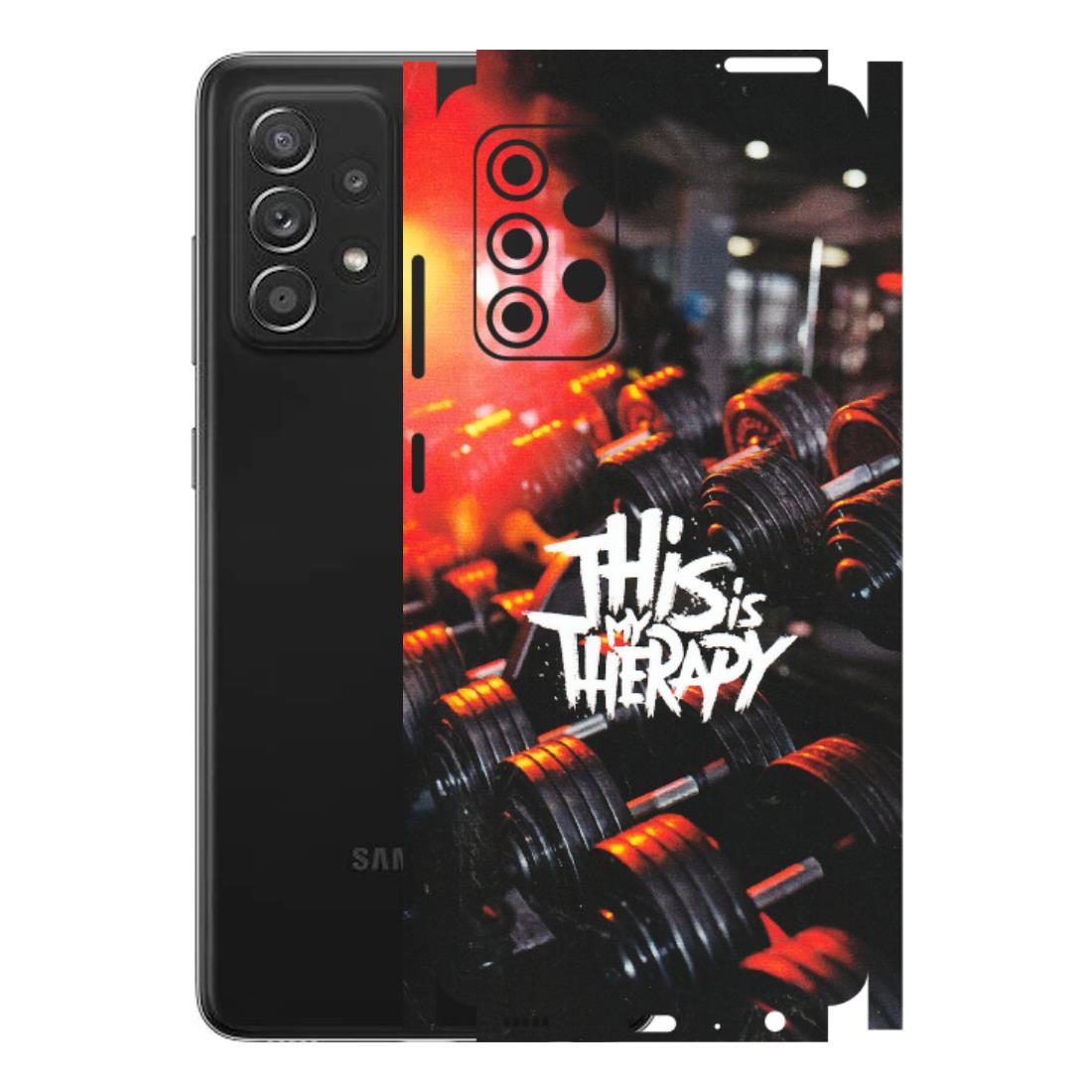 Samsung A/S Series Phone Skins (All Models) - GYM Lover Therapy - Matte Finish (M-160) Samsung Galaxy A52s (5G)