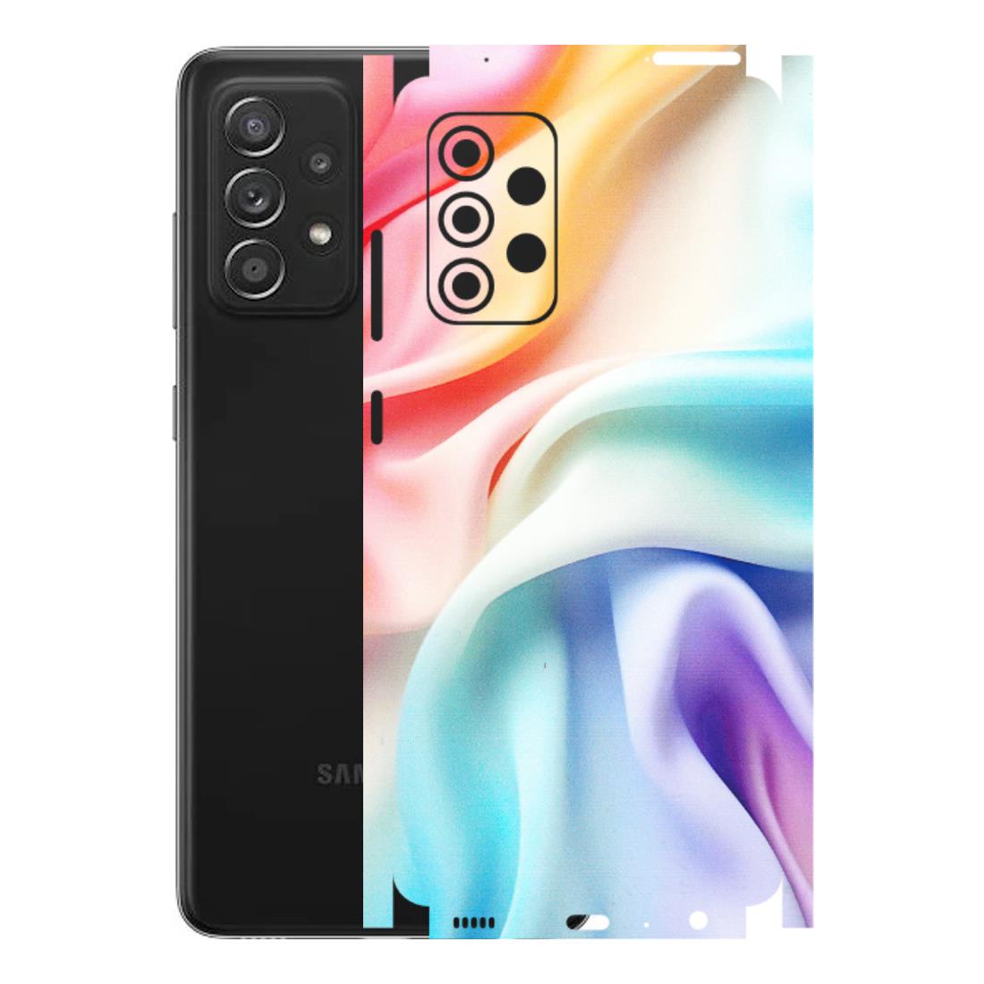 Samsung A/S Series Phone Skins (All Models) - Colourful Silk Cloth - Matte Finish (M-165) Samsung Galaxy A52s (5G)