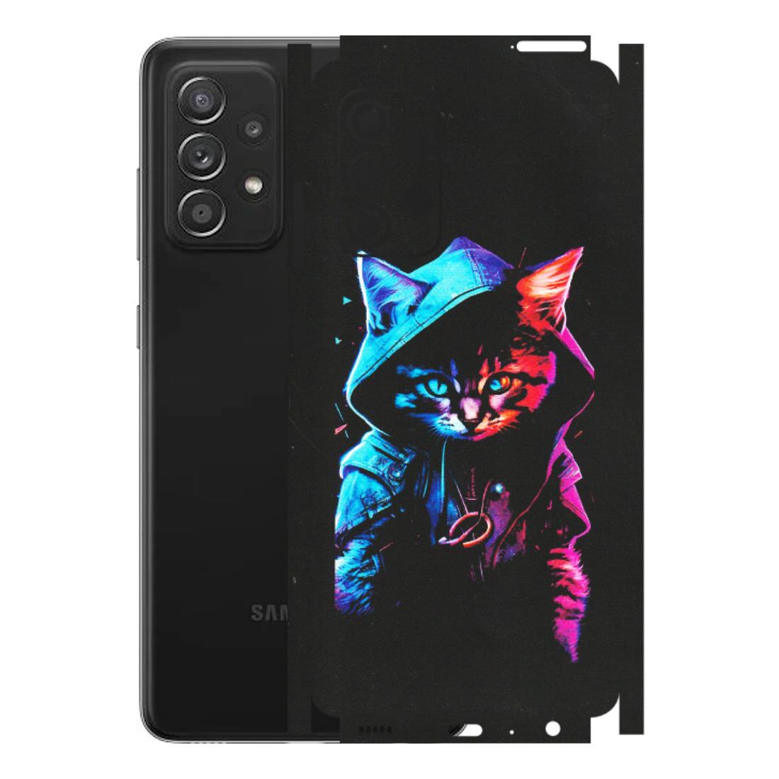 Samsung A/S Series Phone Skins (All Models) - Cyberpunk Cat - Matte Finish (M-45) Samsung Galaxy A52s (5G)