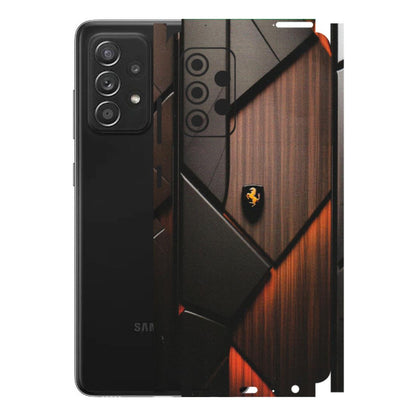 Samsung A/S Series Phone Skins (All Models) - Lambo Beauty Wood Pattern Sober - Matte Finish (M-51) Samsung Galaxy A52s (5G)
