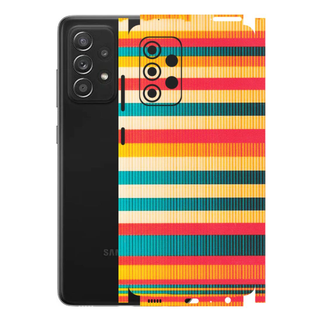 Samsung A/S Series Phone Skins (All Models) - Colourful Stripes Soothing Effect - Matte Finish (M-86) Samsung Galaxy A52s (5G)