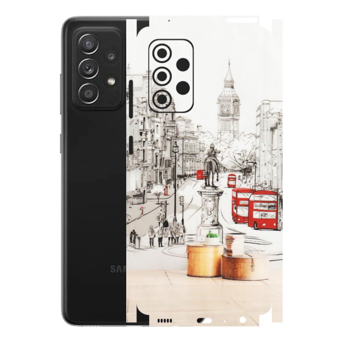Samsung A/S Series Phone Skins (All Models) - London Street - Transparent Finish (T-02) Samsung Galaxy A52s (5G)