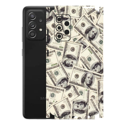 Samsung A/S Series Phone Skins (All Models) - Dollar Lover - Transparent Finish (T-17) Samsung Galaxy A52s (5G)