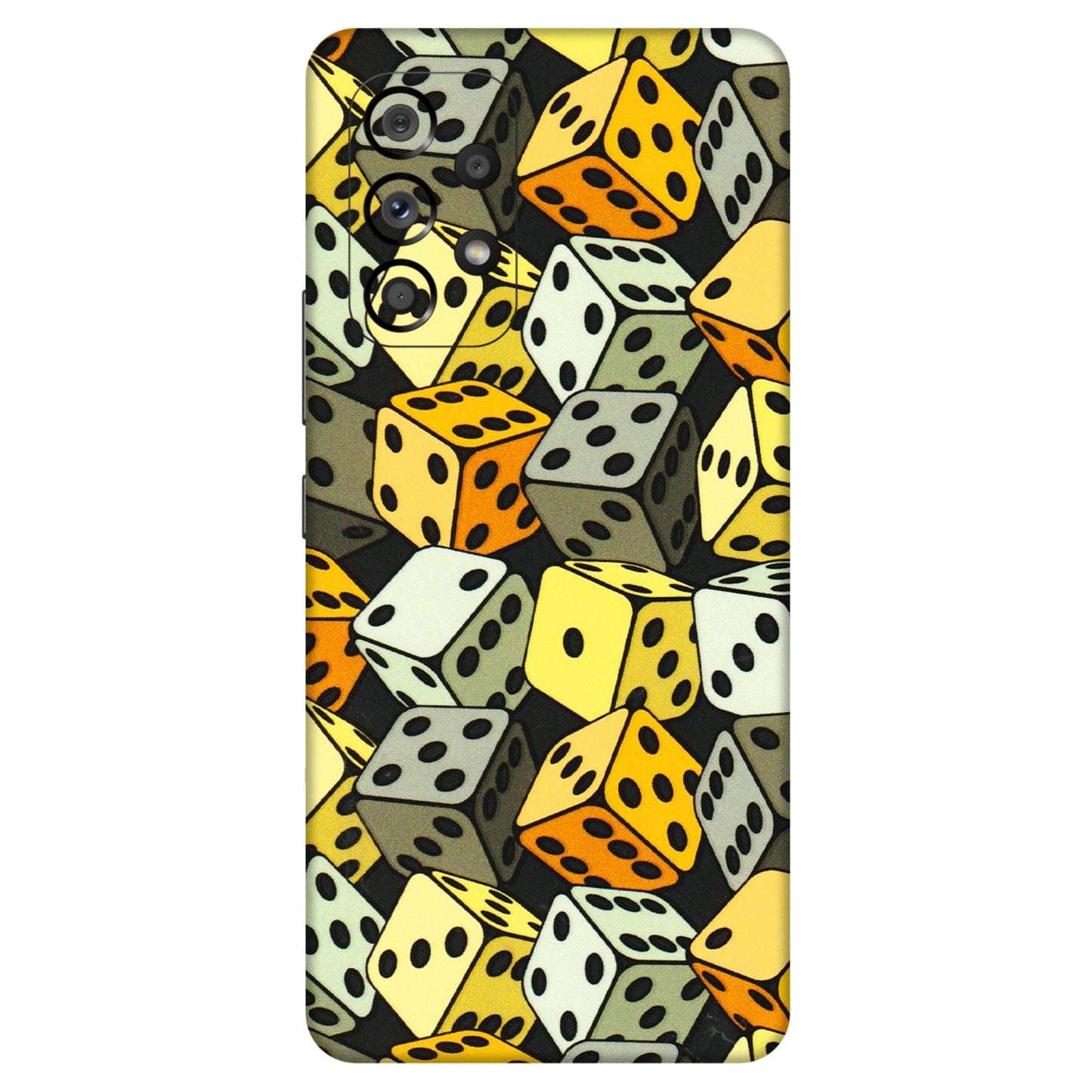 Samsung M/F/Note/Flip and C Phone Skins (All Models) - Dices Of Life - 3D Embossed Finish (L-04) Samsung Galaxy A53 (5G)