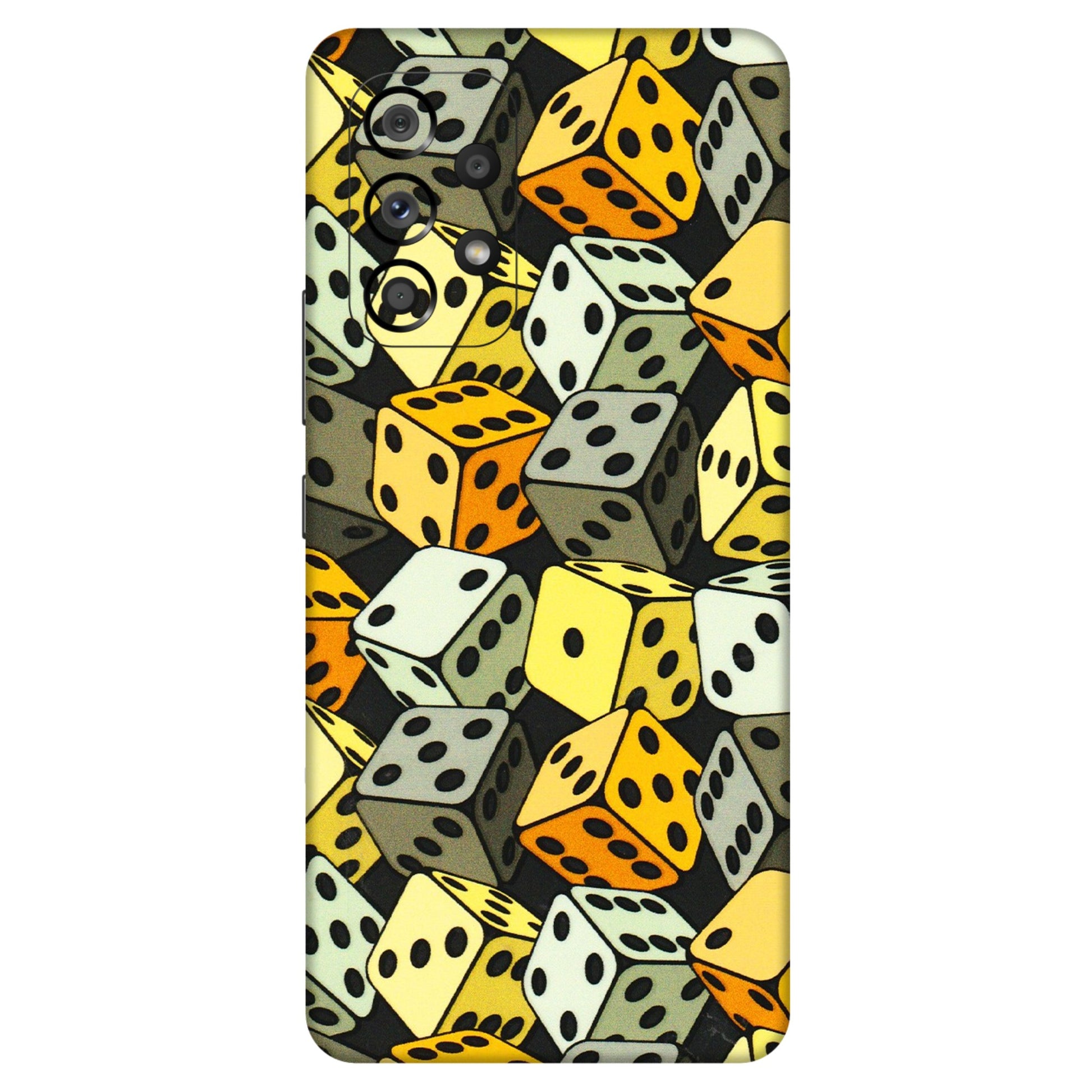 Samsung M/F/Note/Flip and C Phone Skins (All Models) - Dices Of Life - 3D Embossed Finish (L-04) Samsung Galaxy A53 (5G)