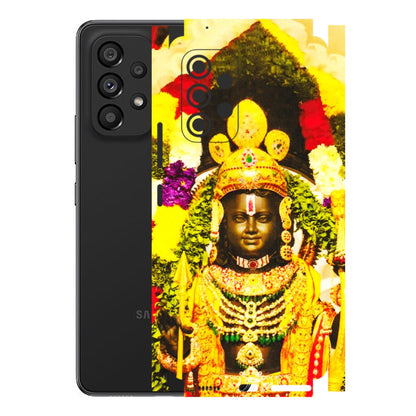 Samsung M/F/Note/Flip and C Phone Skins (All Models) - Ram Lalla Ayodhya - 3D Embossed Finish (L-103) Samsung Galaxy A53 (5G)