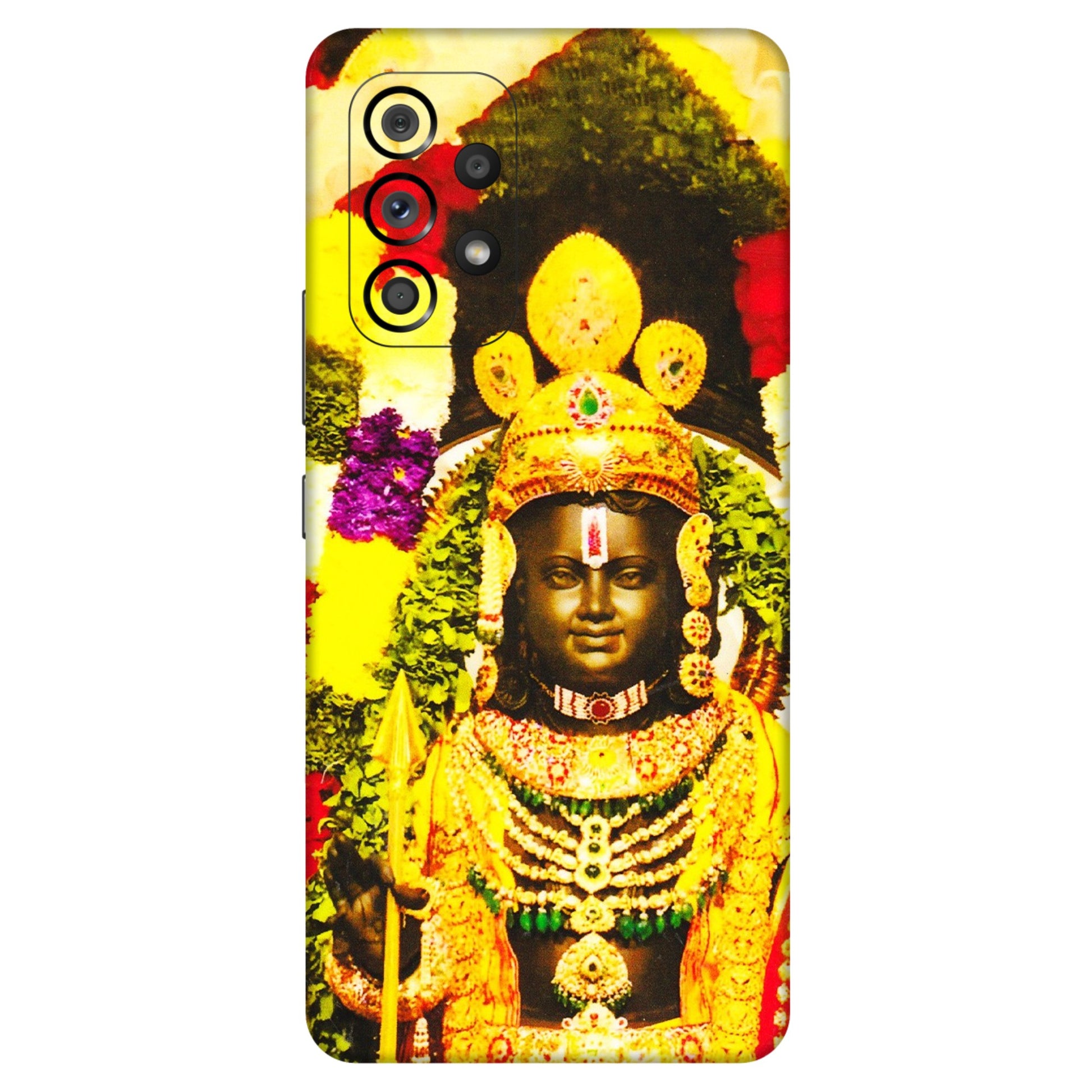 Samsung M/F/Note/Flip and C Phone Skins (All Models) - Ram Lalla Ayodhya - 3D Embossed Finish (L-103) Samsung Galaxy A53 (5G)