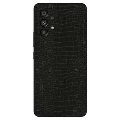 Samsung M/F/Note/Flip and C Phone Skins (All Models) - Snake Leather Black - 3D Embossed Finish (L-107) Samsung Galaxy A53 (5G)