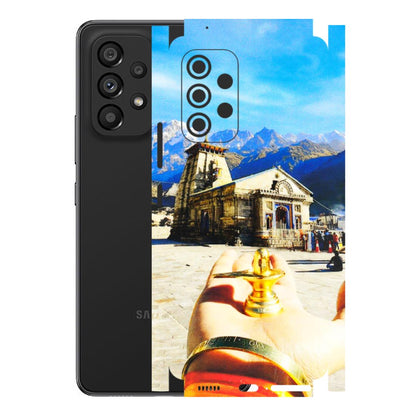 Samsung M/F/Note/Flip and C Phone Skins (All Models) - Beauty of Kedarnath - 3D Embossed Finish (L-108) Samsung Galaxy A53 (5G)