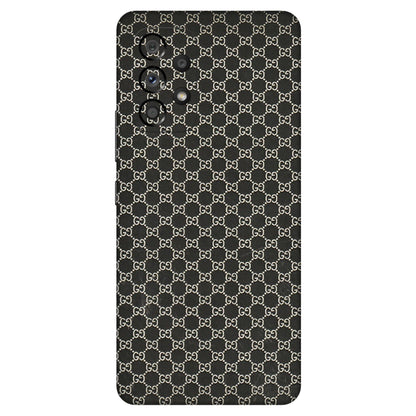 Samsung M/F/Note/Flip and C Phone Skins (All Models) - Black G Print - 3D Embossed Finish (L-109) Samsung Galaxy A53 (5G)