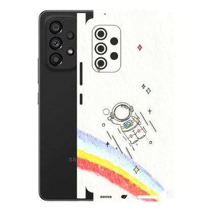 Samsung M/F/Note/Flip and C Phone Skins (All Models) - Milkyway Astronaut - 3D Embossed Finish (L-110) Samsung Galaxy A53 (5G)