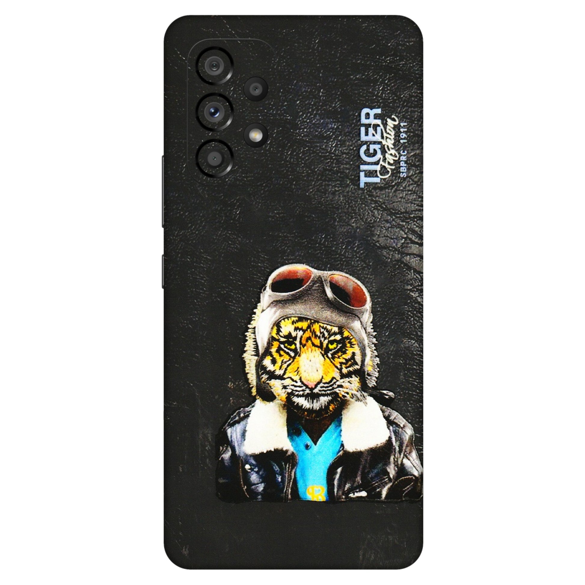 Samsung M/F/Note/Flip and C Phone Skins (All Models) - Rider Tiger - 3D Embossed Finish (L-113) Samsung Galaxy A53 (5G)