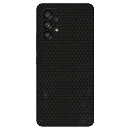 Samsung M/F/Note/Flip and C Phone Skins (All Models) - Black honeycomb - 3D Embossed Finish (L-114) Samsung Galaxy A53 (5G)