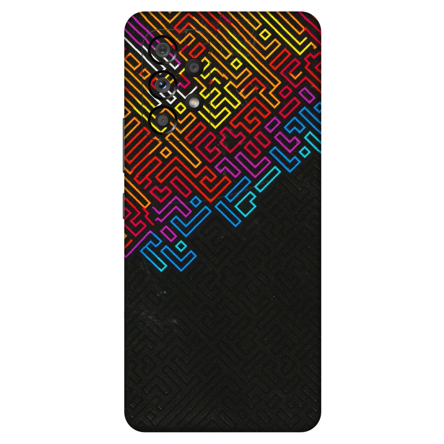 Samsung M/F/Note/Flip and C Phone Skins (All Models) - Dotme Pattern Art - 3D Embossed Finish (L-121) Samsung Galaxy A53 (5G)